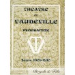 Théâtre du Vaudeville programme