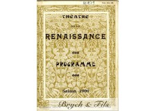 Théâtre de la renaissance Programme