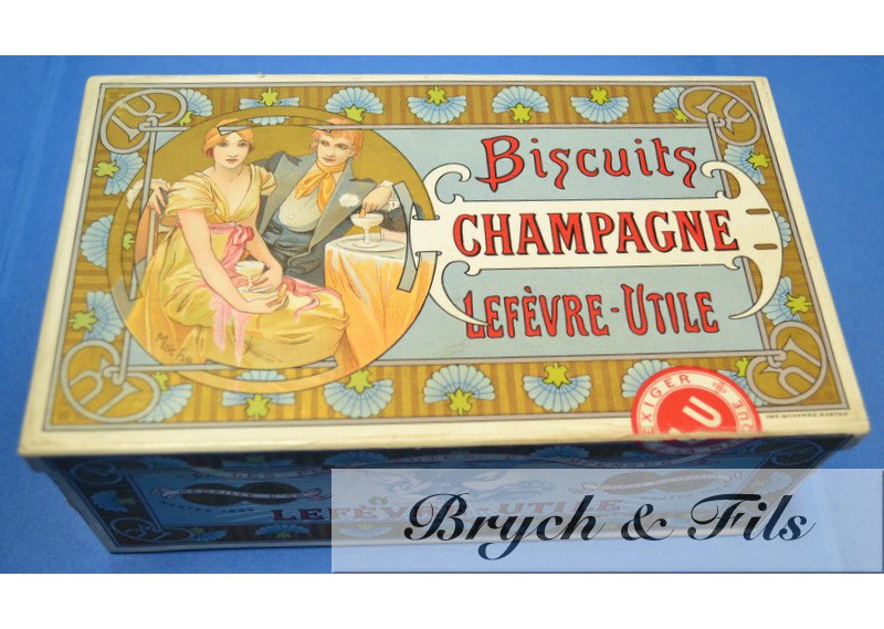 Lefevre Utile "boîte "Biscuits Champagne"