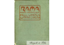 Livre de poèmes RAMA de P.verola illustré par Mucha