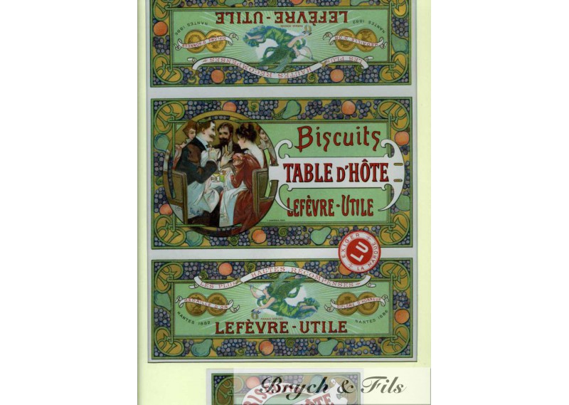 emballage biscuits LU illustré par A.MUCHA