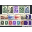 1943 MONACO ANNEE COMPLETE N°249/264 et 264a TIMBRES POSTE xx