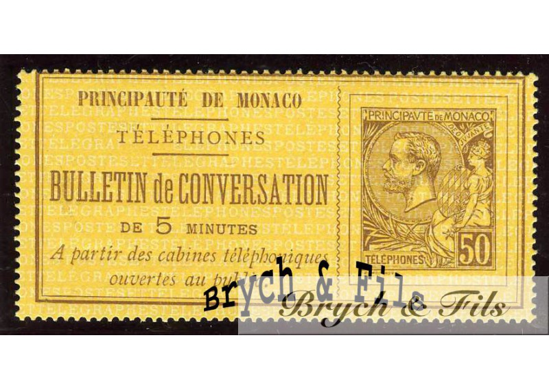 Timbre Téléphone 1886