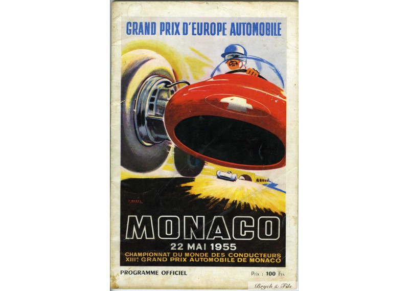 Programme Grand Prix de Monaco 1955