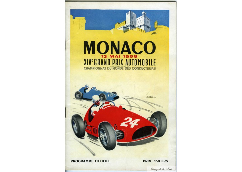 Programme Grand Prix Monaco 1956