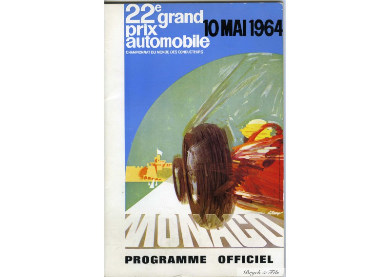 Programme Grand Prix de Monaco 1964