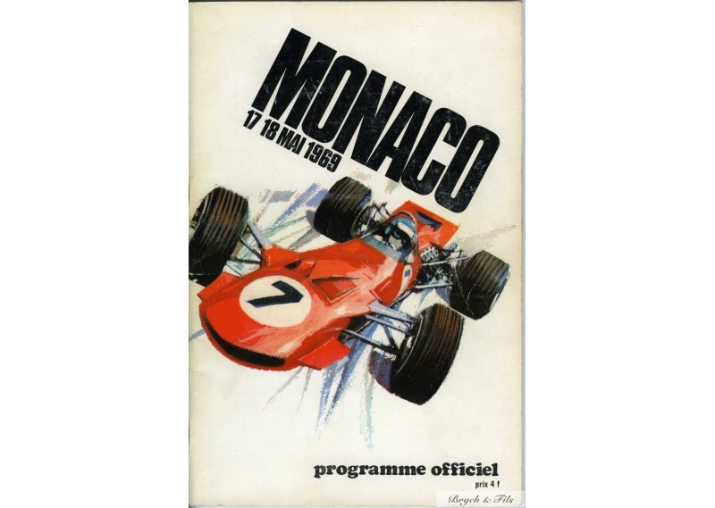 Programme Grand Prix Monaco 1969