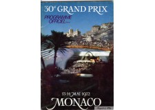 Programme Grand Prix Monaco 1972 Avec Signatures