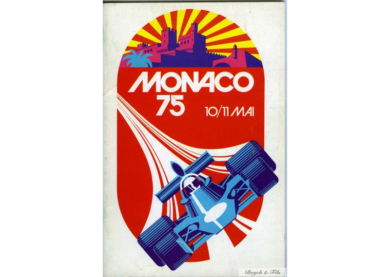 Programme Grand Prix Monaco 1975