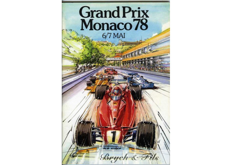 Programme Grand Prix Monaco 1978