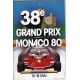 Programme Grand Prix Monaco 1980