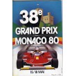 Programme Grand Prix Monaco 1980