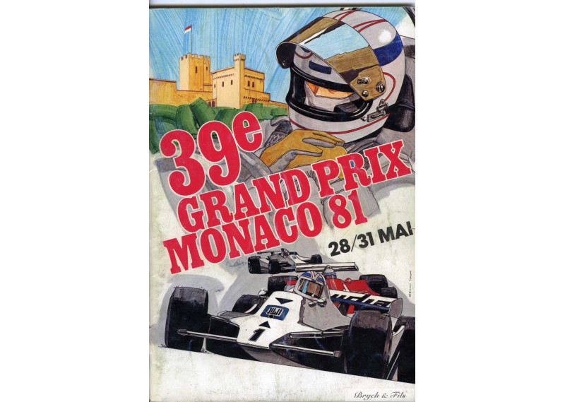 Programme Grand Prix Monaco 1981