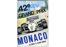 Programme Grand Prix Monaco 1984 avec Pass