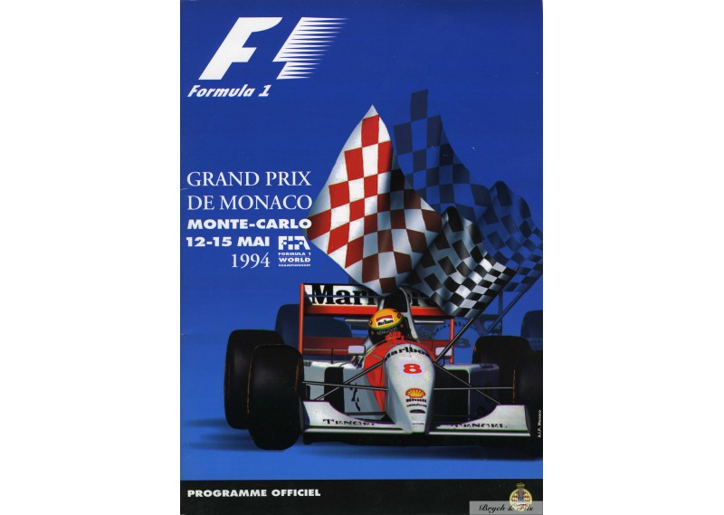 Programme Grand Prix Monaco 1994