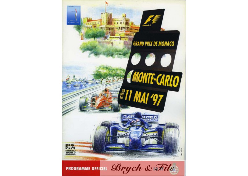 Programme Grand Prix Monaco 1997(avec Pass)
