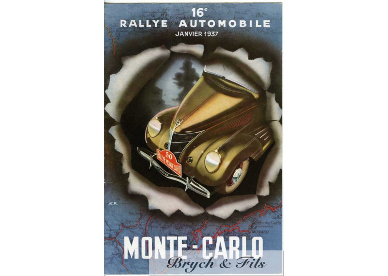 Programme Rallye Monaco 1937