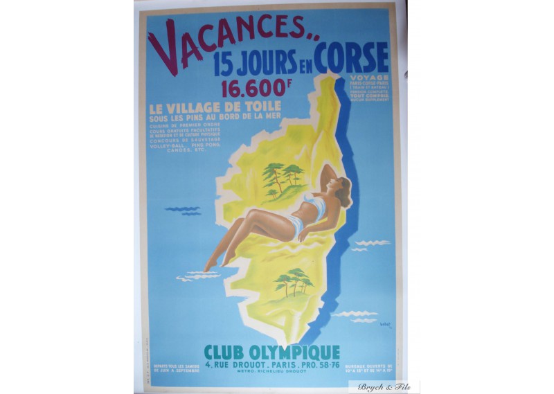 Vacances en Corse  1949