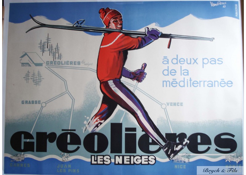 Gréolières les Neiges  1963