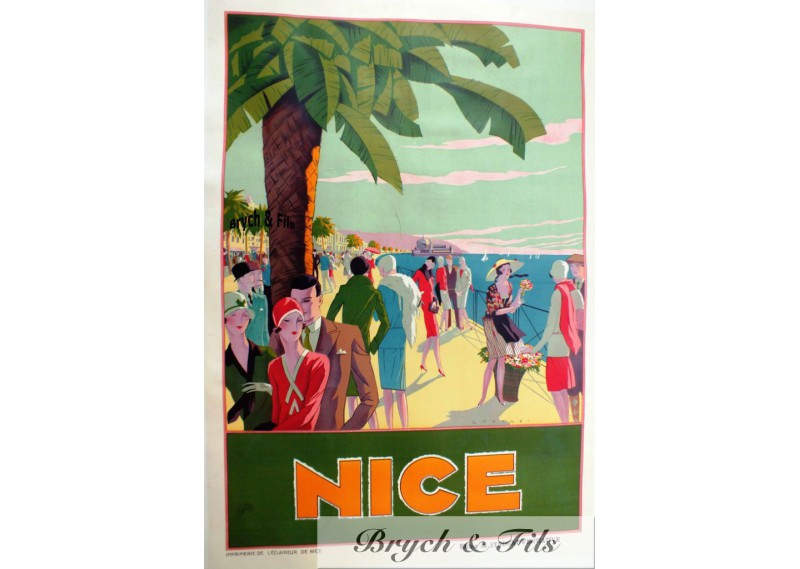 Affiche originale "Nice"