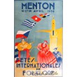 Affiche originale "Fêtes internationales folklore"