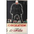 Affiche originale "Exposition de la circulation bruxelles 1933