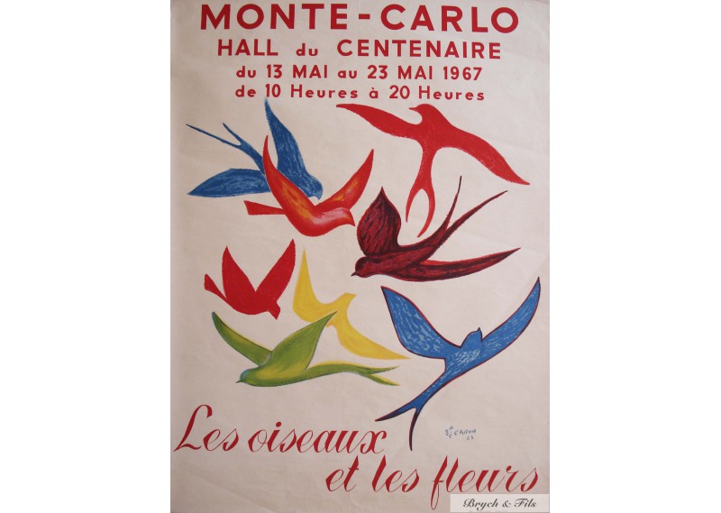 Monte carlo Les Oiseaux et Les Fleurs