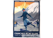 Affiche originale "Chamonix Mont Blanc"