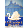 Affiche originale "Lausanne Ouchy"1930