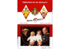 Monaco 2017 BU  coffret 8 pièces du 2 euro au 1 ct