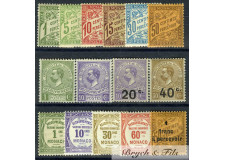 Taxe 1905/1925 (Sauf N°4 et 10) xx