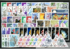 1980 MONACO ANNEE COMPLETE TIMBRES POSTE Préo N°66/69 Taxe N°63/72 xx