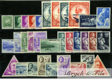 1946 MONACO ANNEE COMPLETE TIMBRES POSTE + P.A. N°13/21 xx