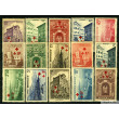 1940 MONACO ANNEE COMPLETE N°200/214 TIMBRES POSTE CROIX ROUGE xx