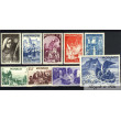 1944 MONACO ANNEE COMPLETE TIMBRES POSTE  xx