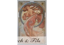 Affiche originale A.Mucha "Les arts"