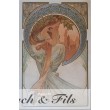 Affiche originale A.Mucha "Les arts"