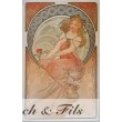 Affiche originale A.Mucha "Les arts"