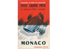 Programme Grand Prix de Monaco 1960