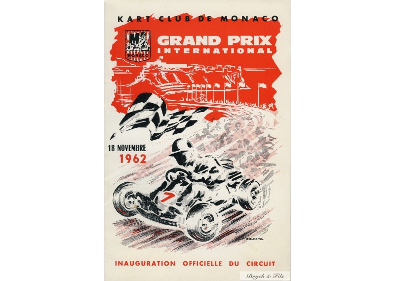 Programme Grand Prix Kart Monaco 1962
