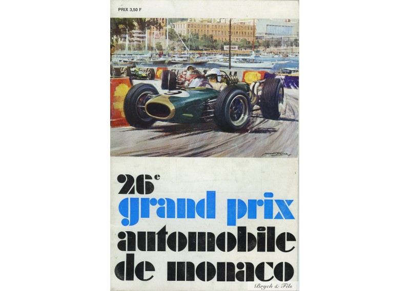 Programme Grand Prix Monaco 1968