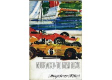 Programme Grand Prix Monaco 1970 with Autographs