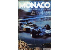 Programme Grand Prix Monaco 1974 with Pass