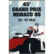 Programme Grand Prix Monaco 1985