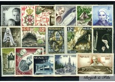 1958 MONACO ANNEE COMPLETE TIMBRES POSTE + PA  xx