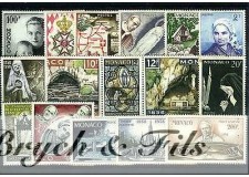 1958 MONACO ANNEE COMPLETE TIMBRES POSTE + PA  x