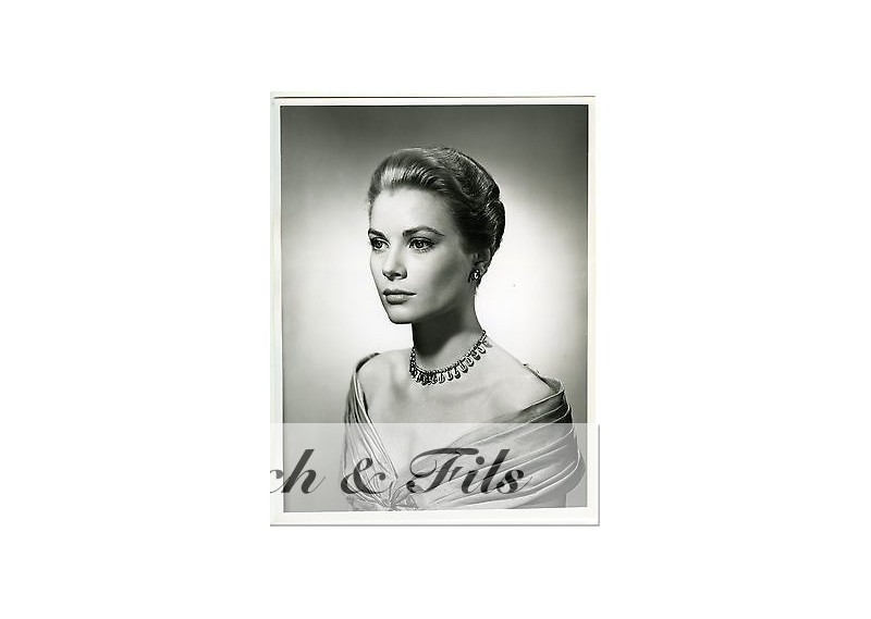 PHOTO ARGENTIQUE PRINCESSE GRACE KELLY petit format