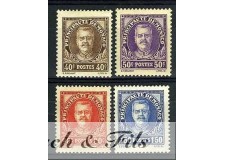 1933 MONACO  N°115/118 TIMBRES POSTE 10e REG LOUIS II xx