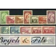 1933-37 MONACO N°119/134 TIMBRES POSTE VUES DE MONACO xx