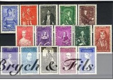 1942 MONACO ANNEE COMPLETE TIMBRES POSTE  xx